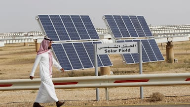 Saudi Arabia has 10.2 gigawatts of operational renewable energy, mostly solar photovoltaic. Reuters