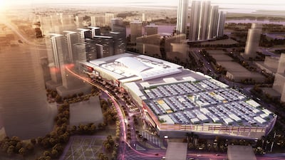 Rendering of Abu Dhabi's Reem Mall which is slated to open in 2018. Courtesy UPC