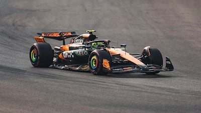 McLaren driver Lando Norris at Yas Marina Circuit