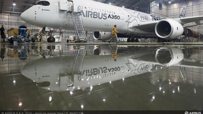 The A350 XWB. Airbus is being sued by former consultants. Courtesy Airbus