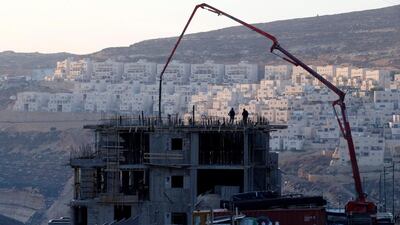 A construction site is seen in the Israeli settlement of Givat Zeev in the occupied West Bank. Baz Ratner / Reuters