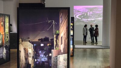 Night images of the Dheisheh refugee camp in Bethlehem by Luca Capuano take on their own haunting beauty, at the NYUAD Art Gallery. Khushnum Bhandari for The National