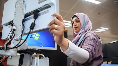 Each year 400 Arabs graduate with high-tech related degrees, but 44 per cent end up working as teachers. Andrea DiCenzo for The National