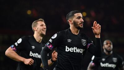 Said Benrahma – 7. The 27-year-old converted from the spot to give his side the lead after having an earlier long shot saved. His pace and energy helped to drive his side forward. AFP