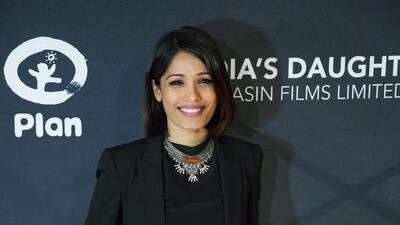 Actress Freida Pinto is one of Hsu's Hollywood clients. (Credit: AP Photo/Craig Ruttle)