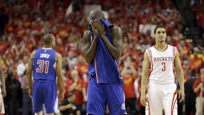Clippers guard Jamal Crawford leaves the floor after Game 7. David J. Phillip / AP Photo
