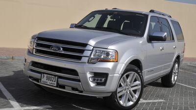 The Ford Expedition can accommodate up to eight adults in three rows, with seats that fold flat when not required. Courtesy Kevin Hackett