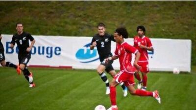 Omar Abdulrahman put in a man-of-the-match performance against New Zealand in Austria. Nikola Milatovic for The National