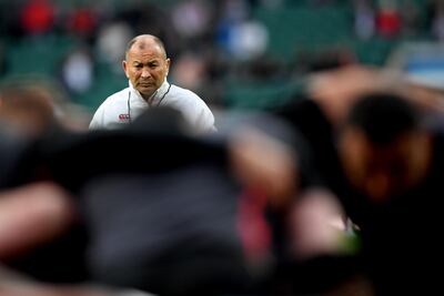 Eddie Jones was not an entirely happy man during the England Test on Saturday. Laurence Griffiths / Getty Images