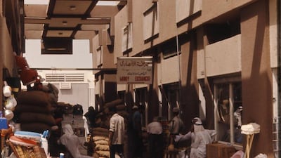 How the Abu Dhabi souq looked in 1971, the year the UAE came into existence. Courtesy: Alain Saint Hilaire