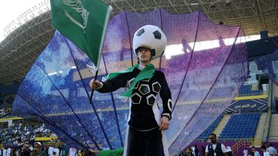 There was a carnival atmosphere at the stadium after Saudi Arabia's opening win over Argentina. Reuters