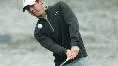 Rory McIlroy leads the Race to Dubai from Danny Willett. Getty Images