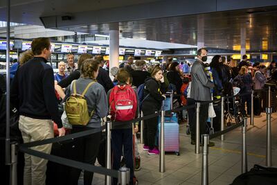 Global air passenger traffic is on track to rebound to pre-pandemic levels by 2024, although the Russia-Ukraine conflict poses near-term risks, Iata said in March. EPA