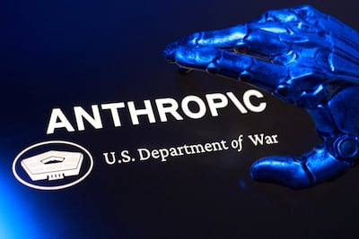 FILE PHOTO: U. S. Department of War and Anthropic logos are seen in this illustration taken March 1, 2026. REUTERS / Dado Ruvic / Illustration / File Photo
