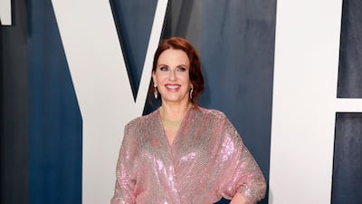Megan Mullally attends the Vanity Fair Oscar party in Beverly Hills during the 92nd Academy Awards, in Los Angeles. Ureters