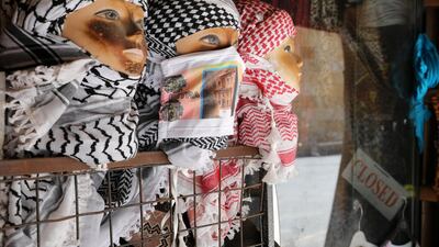 Souvenirs remain on display to no one. Reuters