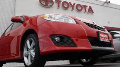 The recall is to fix accelerator pedals with mechanical problems that could cause them to become stuck.