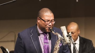 Jazz composer and musician Jimmy Greene, whose album is inspired by his late daughter is up for two Grammys. Jack Vartoogian / Getty Images