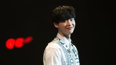 South Korean model and actor Lee Jong-suk worked as a public service officer during his mandatory military service. Photo: EPA