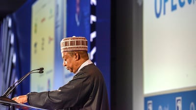 Opec secretary general Mohammed Barkindo says the group was in the same boat as US producers. (Khushnum Bhandari/ The National)