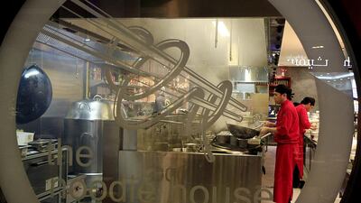 The first London branch of The Noodle House, the flagship restaurant brand of Dubai’s Jumeirah Group, was closed down on June 1. Satish Kumar / The National