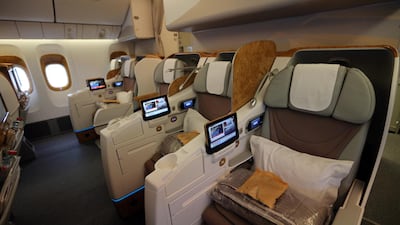 The comfort of the Boeing 777 has not changed that much since it first entered the Emirates fleet in 1996. Courtesy: Emirates