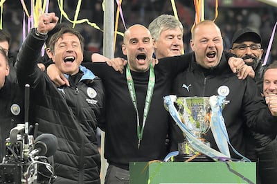 Manchester City manager Pep Guardiola. AFP