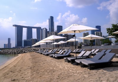 Enjoy Halloween on the beach, as Cove Beach Abu Dhabi is hosting a Halloween bash this year. Victor Besa / The National