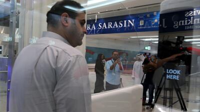 The tunnel allows passengers to complete immigration procedures in just 15 seconds without having their passport stamped. EPA