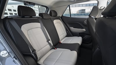 Spacious back seats