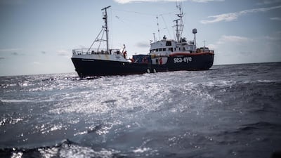 The Alan Kurdi will be joined by another rescue ship named after the boy's brother, Ghalib, by the end of the year. AFP