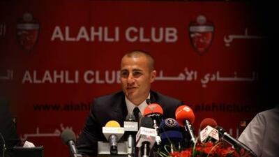 Fabio Cannavaro, unveiled at Al Ahli yesterday, said it was a 'very easy choice' to play the final leg of his career in Dubai.