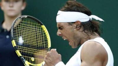 Rafael Nadal was in majestic form as he reached the semi-finals of Wimbledon.