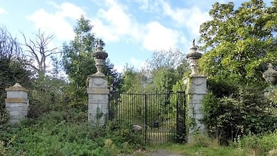 The gates of Stanwell Place in 2017.