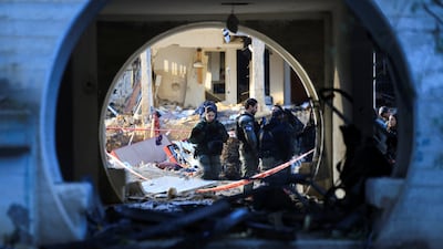 Israel's military says it will 'investigate the incident and learn from it', after defence systems failed to stop the missiles. Reuters