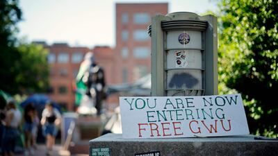 A protest movement that began at Columbia University has spread across America. AP