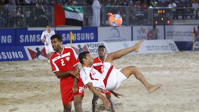 Iran, in white, did well following the early stages of the semi-finals in Dubai when the UAE were in control. Jake Badger for The National