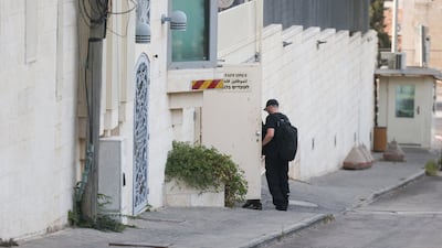 The British consulate building in Jerusalem on Thursday, the deadline set by Israel for its closure. Reuters