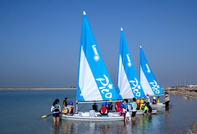 Children learn to sail in Pico boats, which are perfect for beginners. Victor Besa / The National