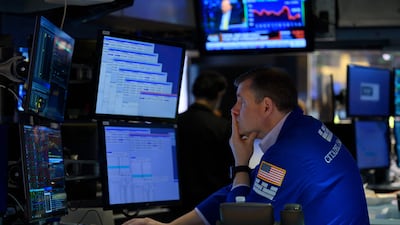 A trader on the floor of the New York Stock Exchange. Most investors are worried about making bad decisions in the current environment, UBS has said. AFP
