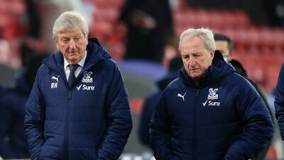 Palace manager Roy Hodgson at Selhurst Park. Getty