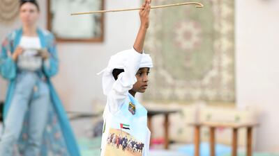 A young dancer at the event