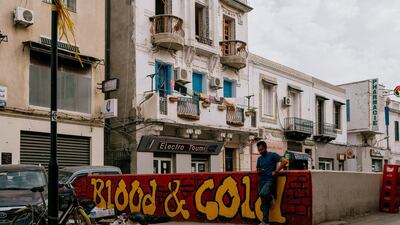 A sign Esperance is known as "The Blood and Gold". Erin Clare Brown/ The National