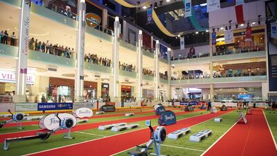 Competitors in the Dubai Fitness Championship face a string of tough challenges that will test their strength and stamina. Courtesy Dubai Fitness Championship