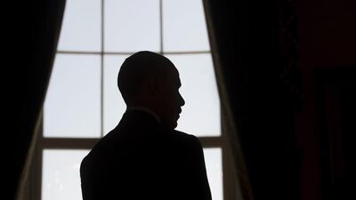 US president Barack Obama tours the 2016 White House Science Fair in the Blue Room at the White House. Saul Loeb / AFP
