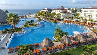 The all -inclusive Moon Palace Resort, Cancun in Mexico.