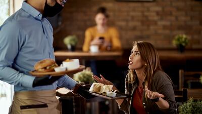 Staff in hotels must be trained sufficiently to answer the demands of difficult customers, a leading Dubai restaurateur said. Getty Images