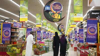 Last-minute Ramadan shopping at Lulu Hypermarket, Barsha, Dubai. Leslie Pableo / The National