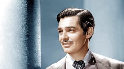 Clark Gable is synonmous with his moustache. Here we see him with it in Gone with the Wind. However the star was very reluctant to grow it at first. .Everett Collection / Rex Features