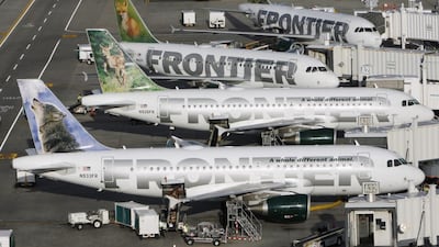 Frontier. The airline is based in the US. Rick Wilking / Reuters